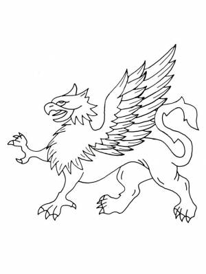 Раскраски Грифон
