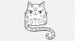 Усы Кошка Рисование Мандала Раскраска, Кошка, белый, млекопитающее, животные png