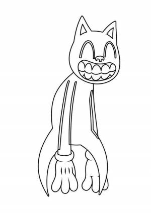 Раскраска картун кэт