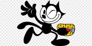 Кот Феликс Черная кошка Бенди и Чернильная машина Анимация, кот Феликс, лист, кошка, как млекопитающее png