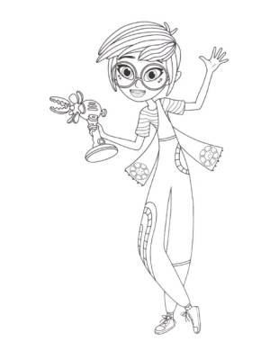 Раскраска Фееринки 8