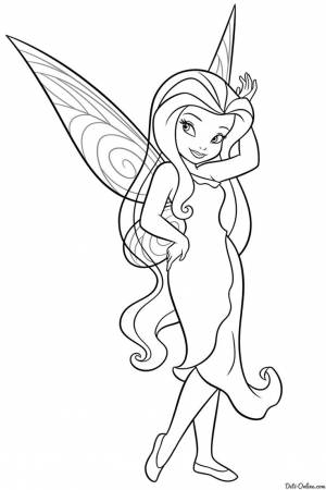 Раскраска феи, Рисунки диснея