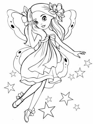 Раскраски Фея