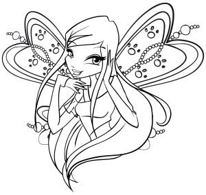 Раскраски феечки Винкс
