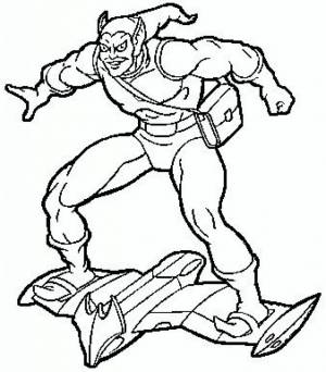 Green Goblin Coloring Pages