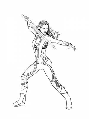 Раскраска Стражи галактики   в формате