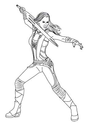 Стражи галактики раскраска