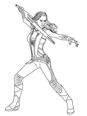 Раскраски Гамора