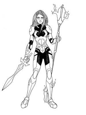 Раскраски Гамора