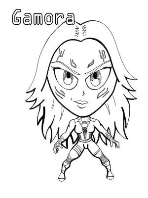 Раскраски Гамора