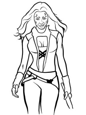 Раскраски Гамора