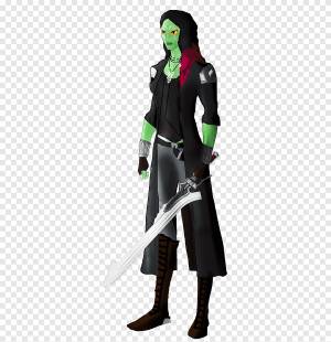 Гамора Танос Supervillain Marvel Comics Костюм, Марвел Гамора, вымышленный персонаж, танос png
