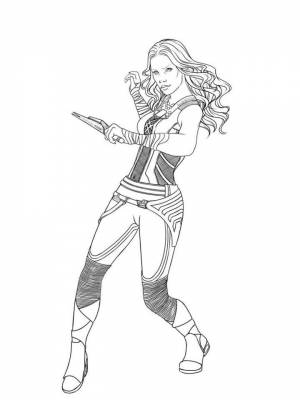 Раскраска Стражи галактики для мальчиков