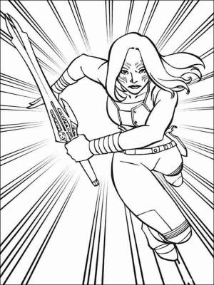 Раскраска Стражи галактики