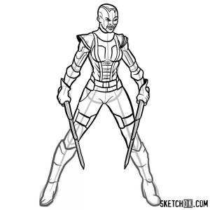 Раскраски Гамора