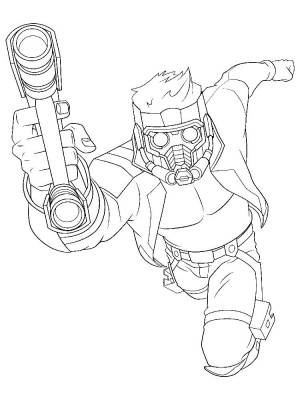 Раскраски Стражи галактики