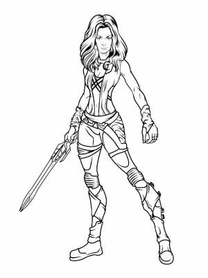 Раскраски Гамора