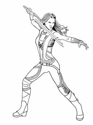 Раскраски Гамора