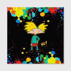 Холст квадратный Эй, Арнольд! Hey, Arnold