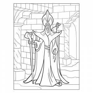 Раскраска Джафар и Яго