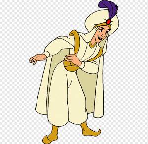 Аладдин Принцесса Жасмин Джин Джафар, Аладдин, белый, ребенок, рука png