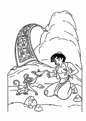 Джин раскраска