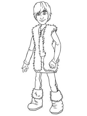 Раскраска Как приручить дракона