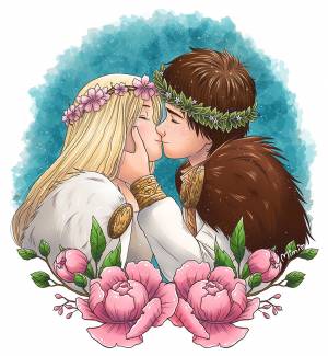 Свадебный поцелуй