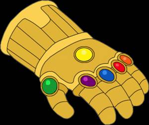 Перчатка бесконечности рисунок