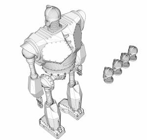 Железный Гигант 3D Модель $55