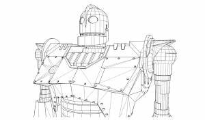 железный гигант 3D Модель $1