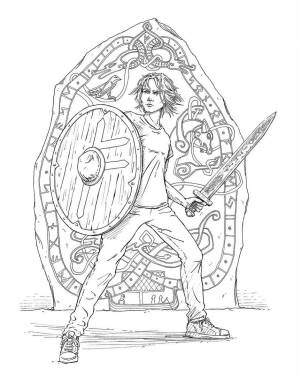 Раскраски Перси Джексон