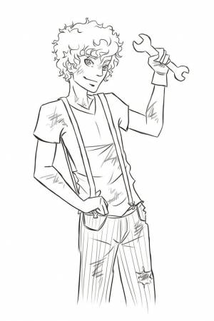 Раскраски Перси Джексон