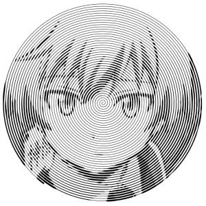 Спиральные раскраски портреты