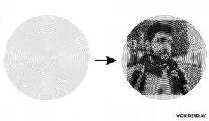 Раскраски по спирали котик