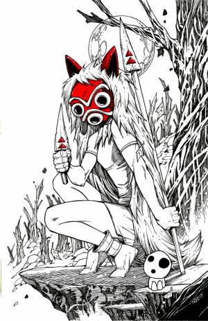Princess Mononoke by olivernome on DeviantArt
