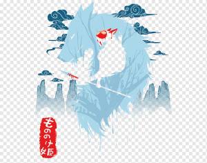 Студия Ghibli Desktop Hime Film комикс, принцесса мононоке, акварель, плакат, другие png