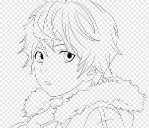 Line art Drawing Произведение искусства, принцесса мононоке, белый, лицо, другие png