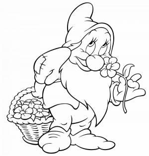 Раскраски 7 гномов