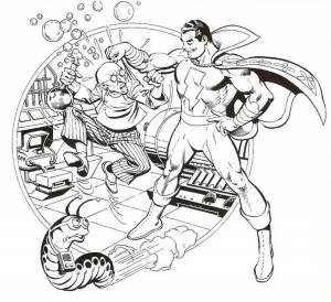 Раскраски Шазам