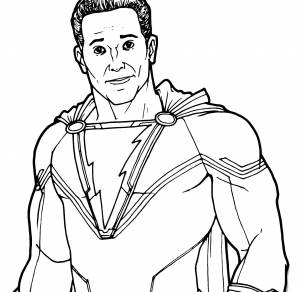 Раскраски Шазам