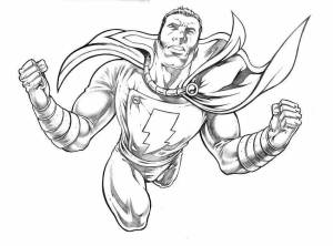 Раскраски Шазам