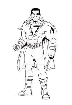 Шазам раскраска