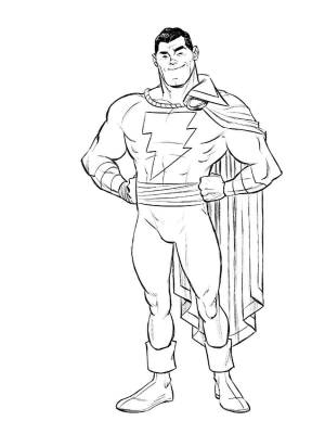 Шазам раскраска