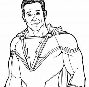 Раскраски Шазам