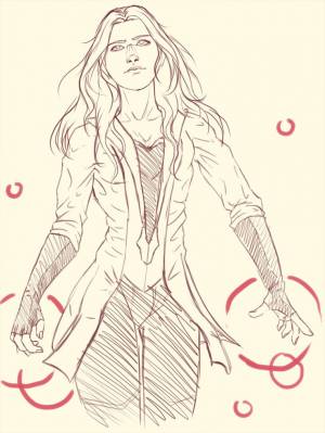 wanda maximoff sketch