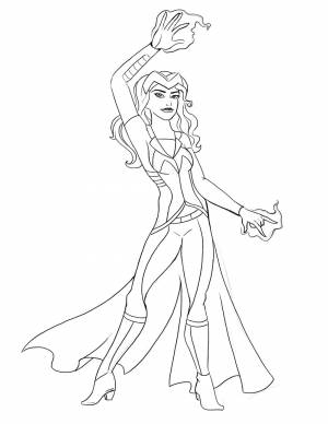 WandaVision Coloring Pages