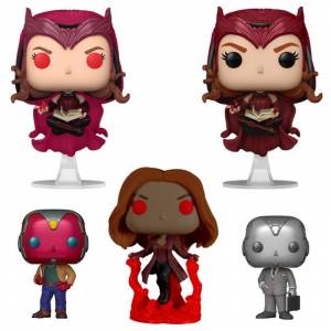 Фигурки героев комиксов Marvel Мстители Алая ведьма Ванда видение Maximoff Светящиеся в темноте 855 виниловые коллекционные модели игрушки