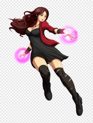 Wanda Maximoff Cartoon Joint, Алая Ведьма, угол, вымышленный персонаж, мультфильм png