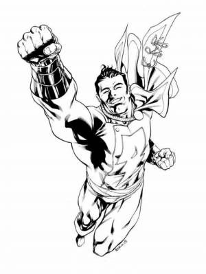 Раскраски Шазам